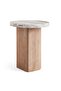 Hayden End Table Marble - Beige Brown - 4