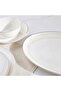 Weave Gala 64-piece New Bone China Dinner Set -white - 4