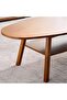 Concord Coffee Table Solid Wood Large - Brown - 4