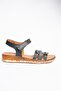 Black Women's Sandals F288091109 - 3