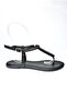 Black Stone Detailed Flip Flop Sandals M272025009 - 4