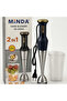 HB-2052S 2-in-1 Hand Blender | 900W Powerful Motor | Stainless Steel Body & Blades | Ergonomic Design | Easy to Clean - 3