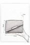 Cross-Covered Bitter Brown Leather Women's Wallet with Gold Detail - 5
