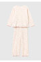 Girl's Mix Patterned Ruffle Detailed Long Sleeve Pajama Set - 2