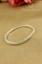 Suyolu Bracelet - Thick White Stone Elastic Waterway Bracelet. the Price Is for 1 Piece.