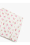 Standard Waist Cotton Slit Detail A-Line Poplin Floral Mini Skirt - 5
