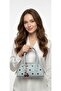 Baby Blue Polka Dot Handbag, Arm and Shoulder Bag - Cherry Bag with Gift - 5