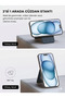 iPhone 11/12/13 Mini/14/15 Pro Max/16 Plus/17 Air Compatible Magsafe Card Holder Foldable Wallet with Stand - 4