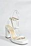 White Thick Heeled Casual Women's Shoes M282462709 - 7