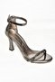 S251344134 Platinum Mirror Thick Heeled Women's Evening Dress Shoes - 6
