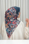 Royale Grandeur Vual Scarf - Prussian - 3