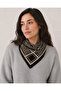 Patterned Knitwear Scarf - 2