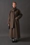 Scarf Coat Brown - 7