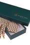 Ecru Patterned Silk Tie Set - 4