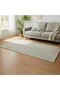 Cotton Non-Slip Base Rectangular Bath Mat – Highly Absorbent Cotton Woven Rug for Bathroom, Kitchen, Living Room