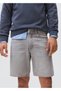 Pamuklu denim şort - 7