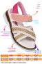 Orthopedic Girl's Sandals Şb 2843-47 - 2