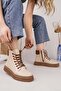 Ermod 401 Beige Tan Women's Boots