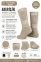 Breathable Fabric Unisex Sand Thermal Socks 3 Pack (3 Pairs)