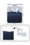 Solid Duvet Cover Set 6-Pcs, King Size 220×240 cm Bed, Brushed Microfiber,( Without Filler ) - 3
