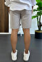Men's Cotton Muslin Fabric Shorts Gray Edw501 - 3