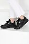 Women's Black High Sole Sneakers - 27089 - 5