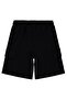 Basic Cargo Pocket Capri for 6-9 Years - Black - 2