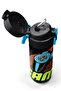 Kids Gray Orange Gamer Patterned Steel Thermos with Straw and Direct Drinking 500 ml 31947 - 3