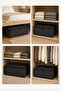 Set of 3 Medium Size 50X25X20 cm under Bed & under Sofa Bed, Clothes Organizer Storage Bag Anthracite Gray - 3