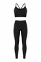 Women's Seamless Sports Bra with Back Detail and Support - Push up Gathering Seamless Leggings Set 1800t - 7
