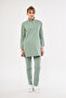 Hijab Green Lycra Women's Medical Uniform Doctor and Nurse Uniform Surgical Set