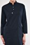 Hijab Navy Blue Lycra Women's Nurse and Doctor Uniform Scrubs - 7