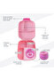 Mega Flex Bento Lunch Box 1864ml w/ SipSwitch Insulated Water Bottle 720ml | Leakproof Meal Box w/ Steel Jar – Rose Silk - 6