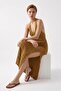 Beachwear Halter Neck Openwork Knitwear Beach Dress - 2