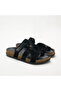 Paris Suede Black Women's Slippers - 2