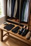 Men's Silicone Bamboo Ballerina Socks Black - 3