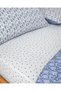Fragile Ivy Easy-Iron Double Duvet Cover Set 200X220 cm Navy Blue - 4