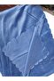Anti-Slip Bottomed Sofa Cover with Feather Veins, Navy Blue Indigo - 7