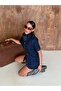 Women's Snap Button Short Sleeve Denim Jacket Shirt and Mini Skirt Two Piece Jean Set - 6