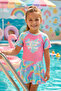 Sıera Short Sleeve Dress Swimsuit 5228