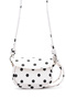 Adjustable Knot Detail Strap Women's Crossbody Bag Juno White Polka Dot - 3