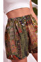 Women's Comfortable Fit High Waist Viscose Shorts - 2