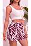 Women's Comfortable Fit High Waist Viscose Shorts