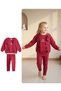 My Little One's Cicileri Uncrn Fisto Detailed Girls' 2-Piece Set - Burgundy - 5