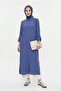 Buttoned Pocket Detailed Shirt Collar Long Tunic 26Yt404
