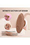 brown Wash a face to brush,1pcs Silicone Cute Sucker mini Cleansing cleaning brush for Face Washing - 3