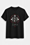 Göktürkçe Turkish Written and Double Bozkurt Printed Special Design T-Shirt - 2