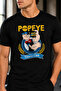 Popeye (POPEYE) Gym Printed 100% Cotton Oversize T-shirt Plus Size T-Shirt - 2