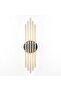 Bhbackhome Aura Large 51 سم - مصباح حائط LED بتصميم عصري - فضي - ضوء نهاري LED