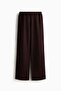 Linen-blend drawstring trousers - 4